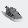 Klettschuh ADIDAS SPORTSWEAR "VS PACE 2.0 KIDS", Gr. 25, schwarz-weiß (grau three, core schwarz, cloud weiß), Synthetik, Textil, sportlich, Schuhe, für Kinder