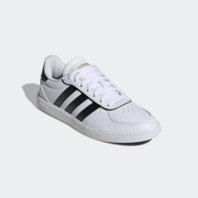 Sneaker ADIDAS SPORTSWEAR "BREAKNET SLEEK", Gr. 42, schwarz-weiß (cloud weiß, core schwarz, gold metallic), Synthetik, s