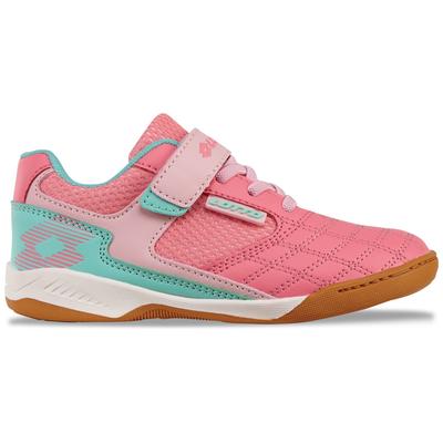 Hallenschuh LOTTO, Kinder, Gr. 33, pink (fr.pink, rose), Synthetik, Kunstfaser, mehrfarbig, sportlich, Schuhe, - mit nicht-färbender Sohle Image