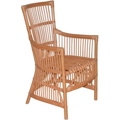 Esszimmersessel, gelb (honigfarben), B:55cm H:96cm T:62cm, HOFMANN LIVING AND MORE, Sessel, Handgeflochten Image