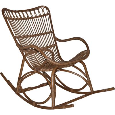 Schaukelsessel, braun, B:65cm H:96cm T:122cm, HOFMANN LIVING AND MORE, Sessel, Handgeflochten Image