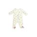 Just One You Made by Carter's Long Sleeve Onesie: Ivory Floral Motif Bottoms - Size 6 Month