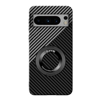 Phone Case For Google Pixel 8 Pro Pixel 8 Pixel 7 Pixel 7 Pro Back Cover with Stand Holder Support Wireless Charging Shockproof PC Metal