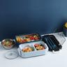 Lunch Box Double Insulation 304 with Tableware Back To School Bento Box Insulation Lunch Box Coral Powder