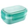 Lunch Box 1900 ml, Bento Box Back To School Lunch Box with 5 Compartments, Leak-Proof Lunch Box Sustainable with Spoon, Lunch Box Children, Lunch Box for School, Work, Picnic, Reien