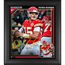 Patrick Mahomes Kansas City Chiefs 2018 NFL MVP Framed 15"" x 17"" Collage - Facsimile Signature