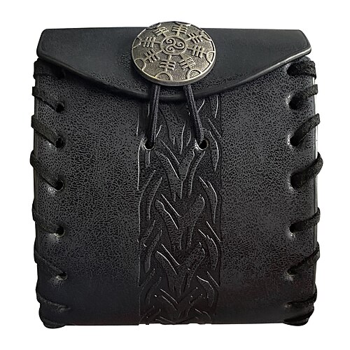 Punk Gothic Mittelalterlich 17. Jahrhundert Tasche Gürteltasche Würfelbeutel Keltischer Ritter Elfen Kostüm Herren Damen Unisex Keltisch Vikinger Karneval Maskerade Halloween Maskerade Erwachsene Image