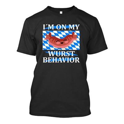 Bier Cosplay Kostüm T-Shirt-Ärmel Bedruckt Klassisch Streetstyle Für Paar Herren Damen Erwachsene Karneval Oktoberfestbier Heißprägen Party Casual Image