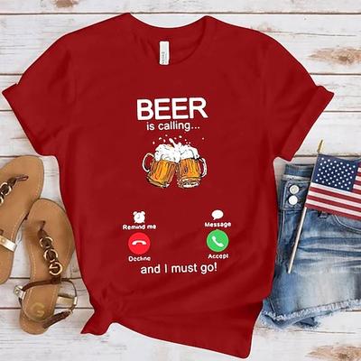 Bier Cosplay Kostüm T-Shirt-Ärmel Bedruckt Bier Klassisch Streetstyle Für Paar Herren Damen Erwachsene Karneval Oktoberfestbier Heißprägen Party Casual Image