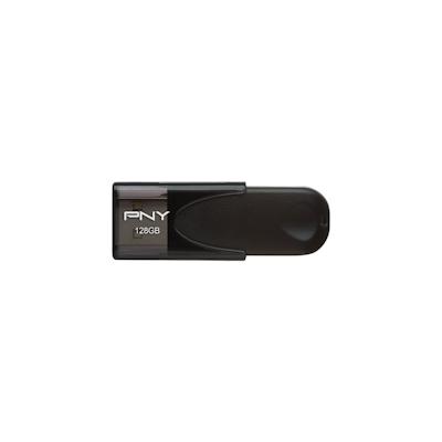 PNY Attaché 4 2.0 128GB - 128 GB - USB Typ-A - 2.0 - 25 MB/s - Dia - Schwarz