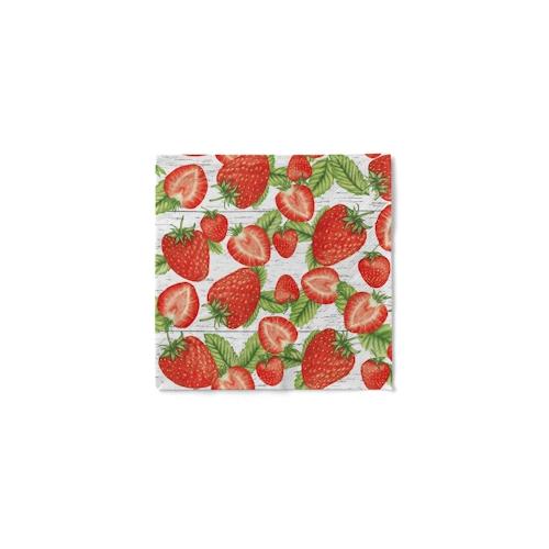 Sovie HORECA Serviette Erdbeeren aus Tissue 33 x 33 cm, 100 Stück Erdbeeren Obst