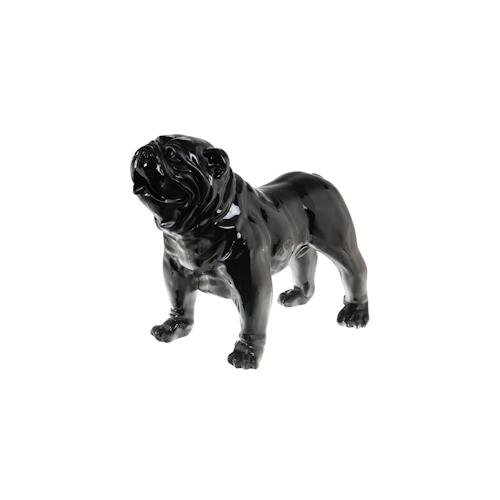 Bulldogge USA Loft schwarz 70 cm - Anderes Amadeus Harz 90x45 cm