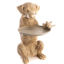Hund Schale - Gold Anderes Harz Amadeus 39x22 cm Image