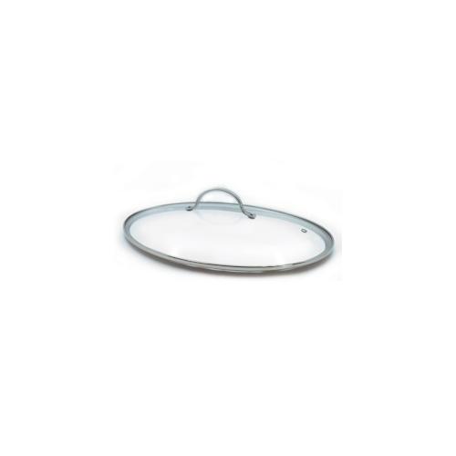 BEKA Deckel für Fischpfanne Transparent Oval Glas