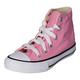 Converse Unisex Kids Chuck Taylor All Star Hi Trainers Sneakers - Rose Electric, Size UK 2
