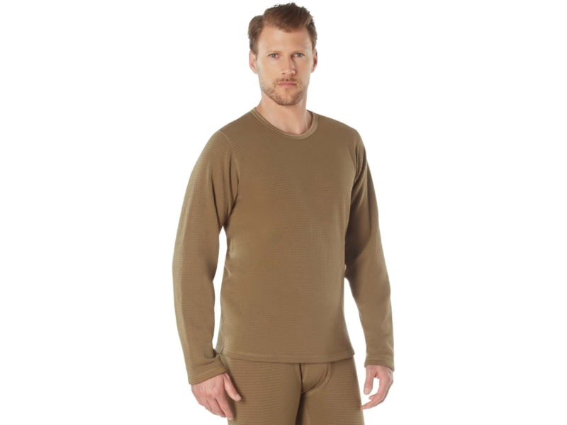 Rothco Gen III Level II Underwear Crew Top - Mens Coyote Brown Extra Large 69140-AR670-1CoyoteBrown-XL