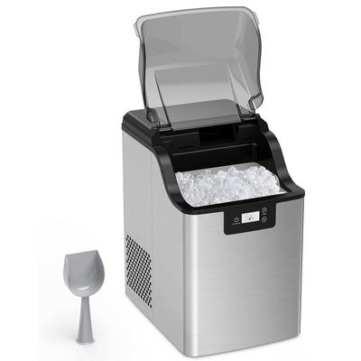 44LBs/24H Portable Countertop Nugget Ice Maker with Ice Basket - N/A