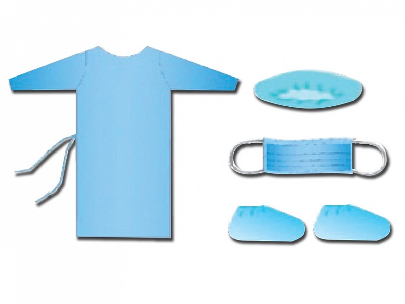 Kit vestizione visitatore - conf. 25 pz.