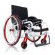 Carrozzina superleggera pieghevole ad autospinta Atmos bianca - 46 cm