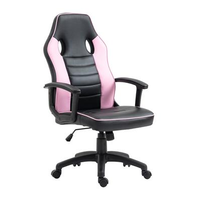 Gaming Stuhl Ergonomischer PC-Stuhl Höhenverstellbar Kinder, pink