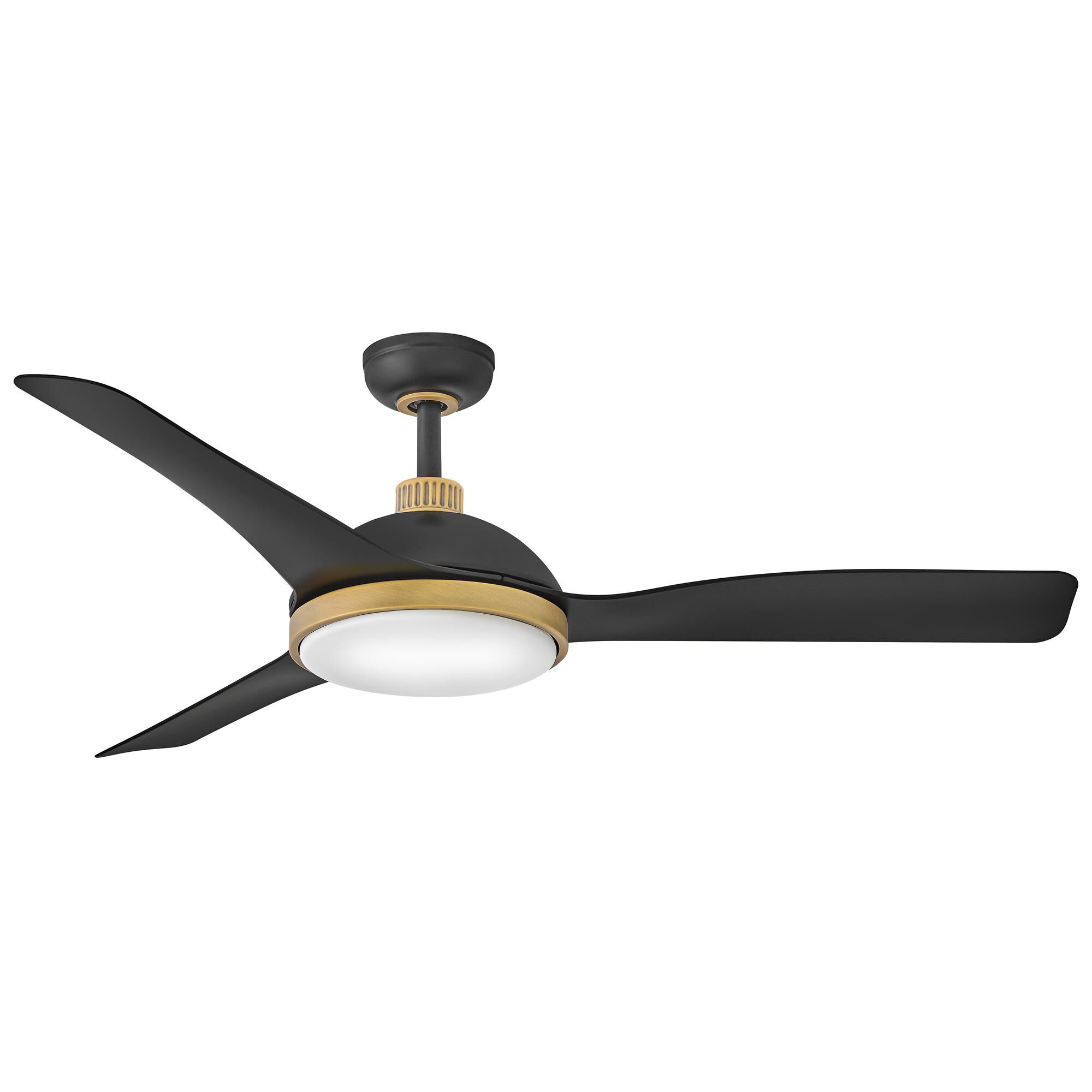 Hinkley Lighting Alba 56 Inch Ceiling Fan with Light Kit - 906556FMB-LDD