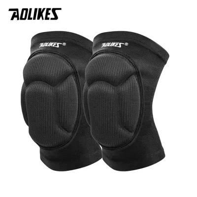 AOLIKES 1 Pair Volleyball Knee Pads for Men Women,Thick Sponge Collision Avoidance,Anti-Slip Knee