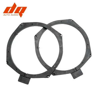 2PCs 8 Inch Bass Audio Mat Car Speaker Spacer for BMW 5 Modified Audio Mat Washer Rings Pad Adapter