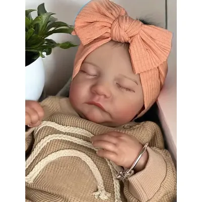 17 Inch 43 cm Levi Bebe Reborn Doll Handmade Lifelike 3D Painted Skin Newborn Baby Doll