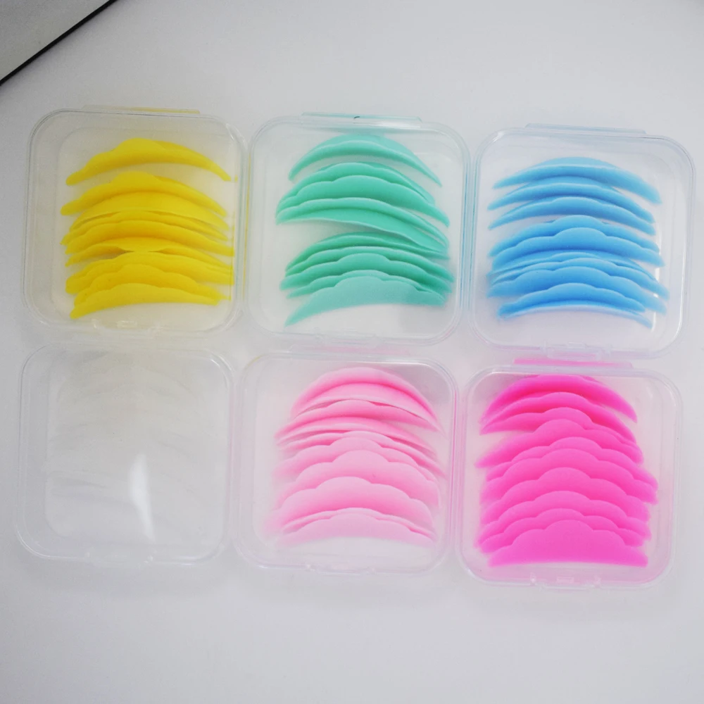10 pz Riutilizzabile Kit di Sollevamento Ciglia In Silicone Laminazione Pad Ciglia Perm Aste 3D Ciglia Finte Estensione Bigodino Pad Strumento di Trucco