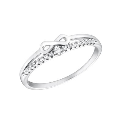 Fingerring AMOR "2035634/-35/-36/-37/-38" Gr. 52, silber (silberfarben, kristallweiß, kristallweiß), Fingerringe, Damen, 52, Silber 925 (Sterlingsilber), 1,5mm, mit Zirkonia (synth.) Image
