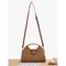 Damen Handtasche Strohsack Kuppeltasche Stroh Party Festtage Strand Schnalle Hohe Kapazität Multi-Carry Feste Farbe Khaki Beige