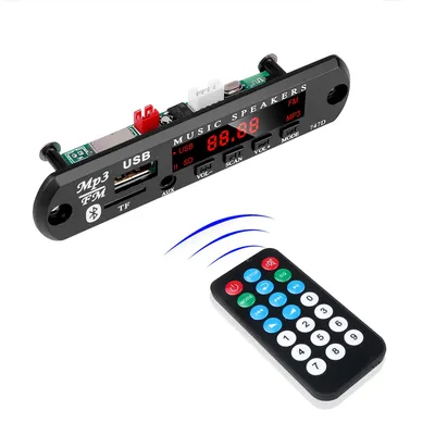 9V-12V Car MP3 WMA Decoder Board Audio MP3 Music Player USB Player TF Card FM Radio Module Board