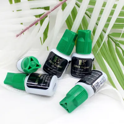 5 Bottles IBeauty Ultra Super Eyelash Extension Glue Supplies 2S Green Cap Adhesive Makeup Tool