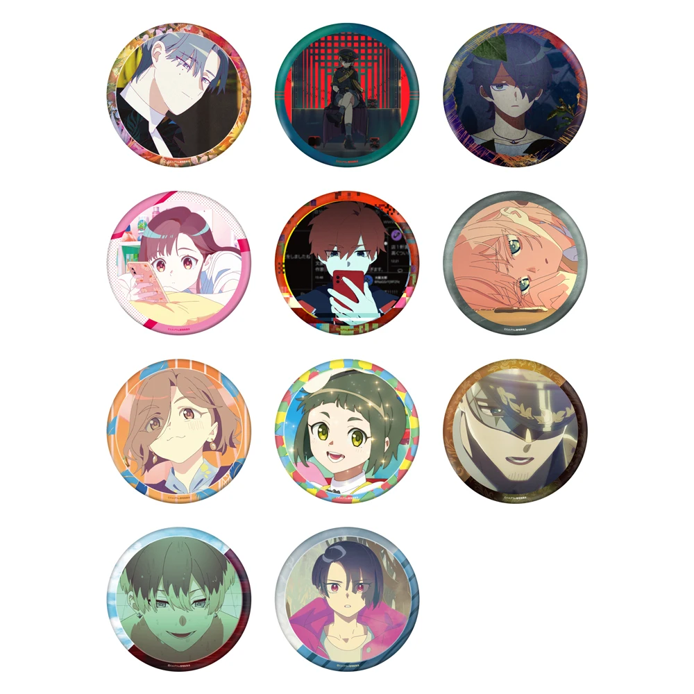 MILGRAM Anime MILGЯAM Shidou Kirisaki Es Haruka Sakurai Yuno Kashiki Fuuta Kajiyama Mu Kusunoki Metal Badge Brooch Pins