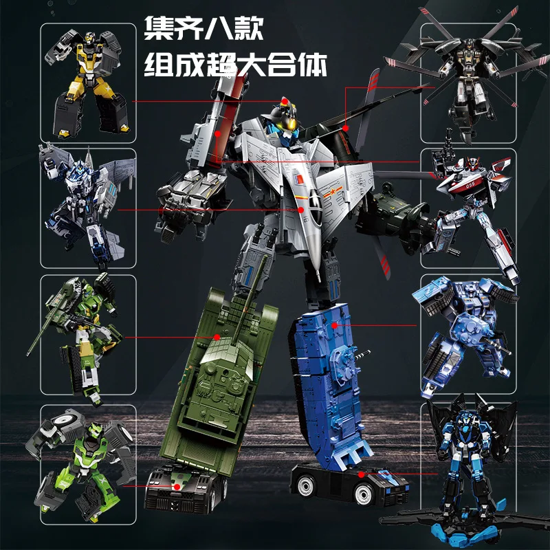 Transformation Bruticus 8 IN 1 Figure Toys