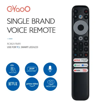 RC902V FMR1 Voice Remote Control For TCL 8K Qled Smart TV Voice Remoto 50P725G 55C728 75C728 X925PRO