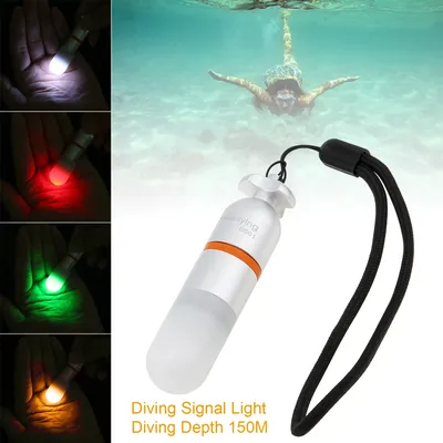 Mini Underwater 150M Scuba Dive Strobe Beacon Diving Signal Light with AAA Battery Night Dive