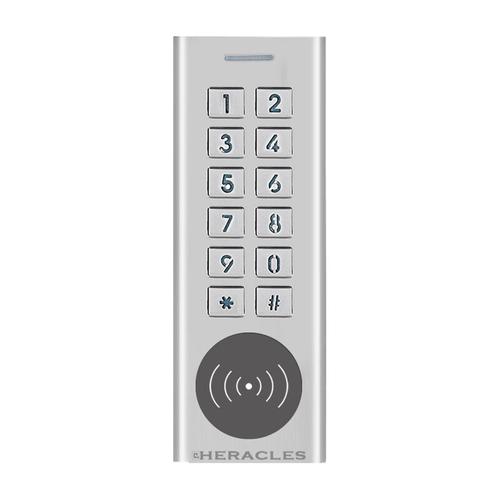 Clavier lecteur étroit autonome Mifare heraccess Heracles pca-clem-mf