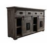 Buffet 150x45 Manguier laqué Gris RAILWAY 220