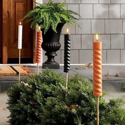 Halloween Solar Candle Stakes, Set Of Four - Grandin Road