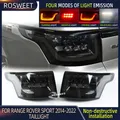 Feux arrière noirs pour Land Rover Range Rover Sport 2014 – 2022 L494, clignotant de frein arrière de voiture, feu arrière LED, accessoires automobiles
