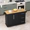 Portable Kitchen Cart, Kitchen Island on Wheels with Drop Leaf, Closed Storage Kitchen Cabinet with Spice Rack and Towel Rack