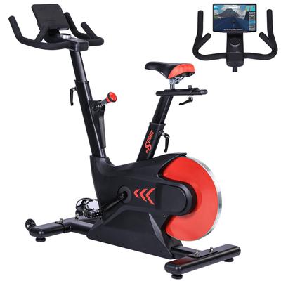 Exercise Bike,Stationary Bike with Shuttle Smart Knob,Electromagnetic Control Indoor Cycling Bike