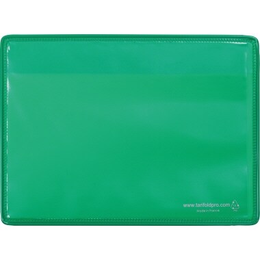 Tarifold Kennzeichnungshülle 166045 A4 quer PVC gn 10 St./Pack. Image