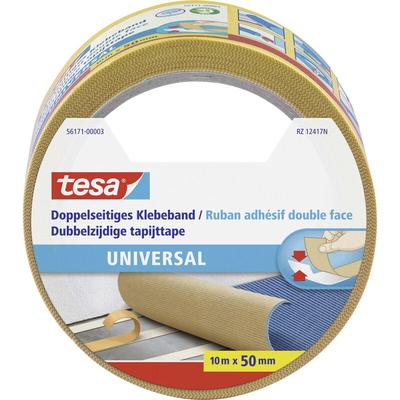 Tesa - universal 56171-00003-11 Doppelseitiges Klebeband Weiß (l x b) 10 m x 50 mm 1 St.