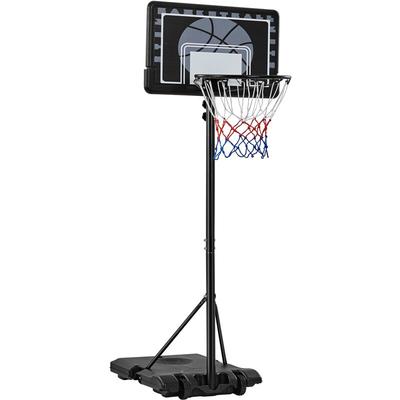 Basketballständer Höheverstellbare Basketballkörbe mit Rollen Tragbare Basketballanlage Standfuß