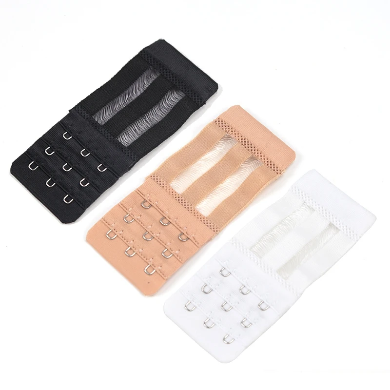 3 pièces/ensemble 3 crochets soutien-gorge pour femmes Sexy élastique soutien-gorge Extension sangle crochet pince extenseur réglable boucle intimes accessoires