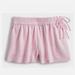 J. Crew Shorts | J. Crew Linen Side Tie Shorts Size L | Color: Pink | Size: L