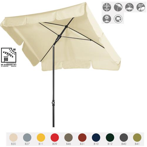 Doppler Schirme - Doppler Sunline Waterproof iii 260 x 150 cm Sonnenschirm in 9 Farben