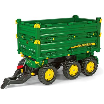 Anhänger, Trailer John Deere Kipper, Dreiseitenkipper mit Kurbel - Rolly Toys